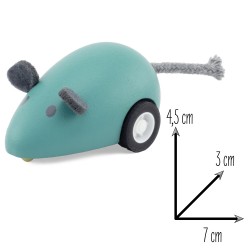 RETROFRICTION EN BOIS : CHAT ET SOURIS jouet ulysse