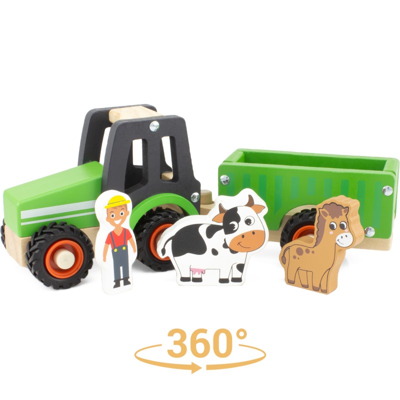 1567 TRACTEUR ET REMORQUE jouet ulysse