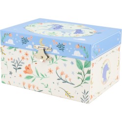5086 COFFRE MUSICAL LICORNE BLEU CIEL JOUET ULYSSE