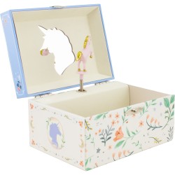 5086 COFFRE MUSICAL LICORNE BLEU CIEL JOUET ULYSSE