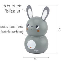 5083 TIRELIRE : LAPIN jouet ulysse