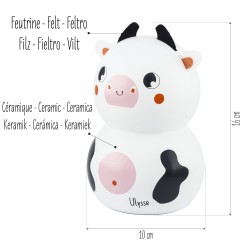 5084 TIRELIRE : VACHE jouet ulysse