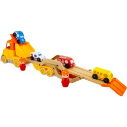4302 ROUTOUDOU : CAMION PORTE VOITURE JOUET ULYSSE