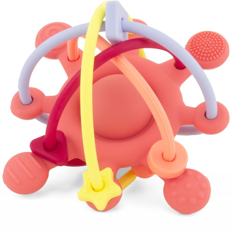 7120 ANNEAU DE DENTITION ÉTOILE : ROUGE BRIQUE JOUET ULYSSE