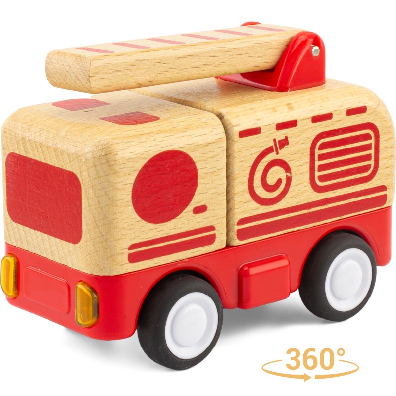 4305 ROUTOUDOU : MINI CAMION DE POMPIER JOUET ULYSSE
