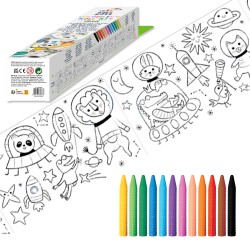 COLOURING ROLL KIT SPACE