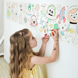 COLOURING ROLL KIT SPACE