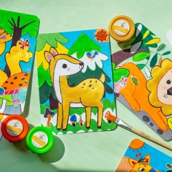 GEL PAINTING FOREST ANIMALS jouet ulysse