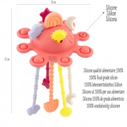 7122 JOUET D'ÉVEIL LUNE : ROUGE BRIQUE JOUET ULYSSE