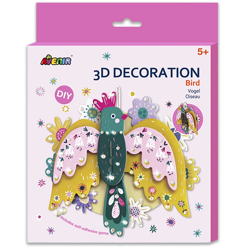 PZ215067 3D DECORATION BIRD JOUET ULYSSE