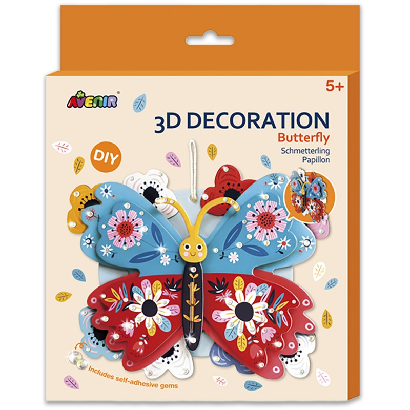 PZ215068 3D DECORATION BUTTERFLY JOUET ULYSSE