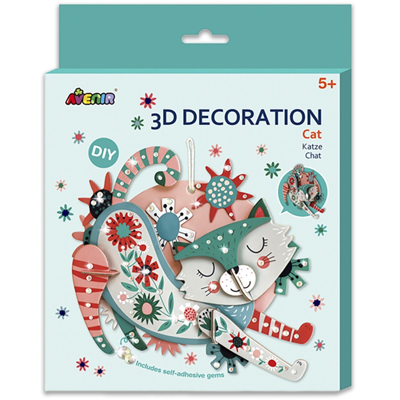 PZ215070 3D DECORATION CAT JOUET ULYSSE