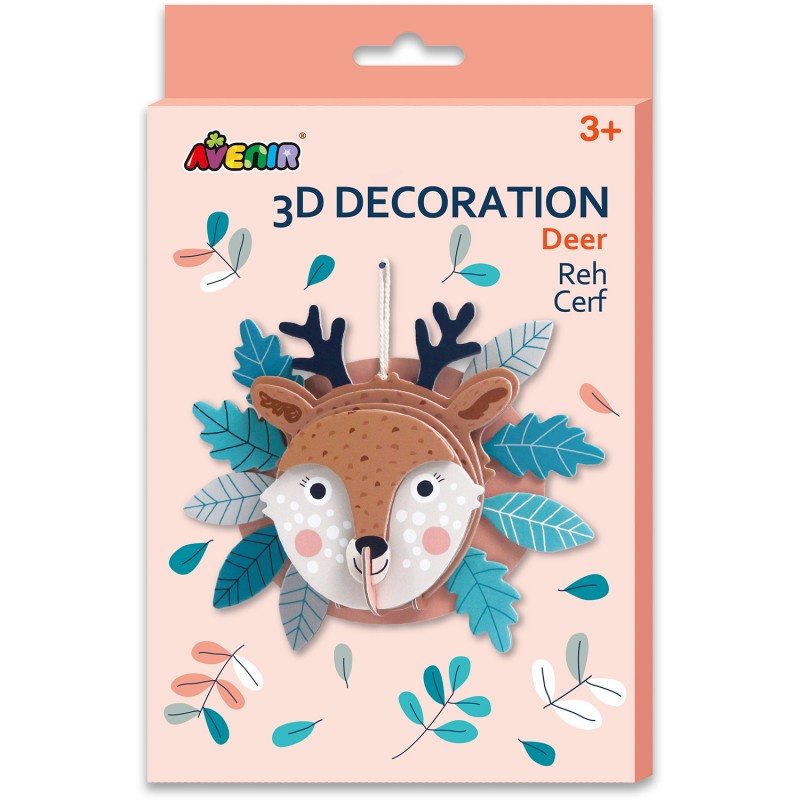 PZ205066 3D DECORATION DEER JOUET ULYSSE