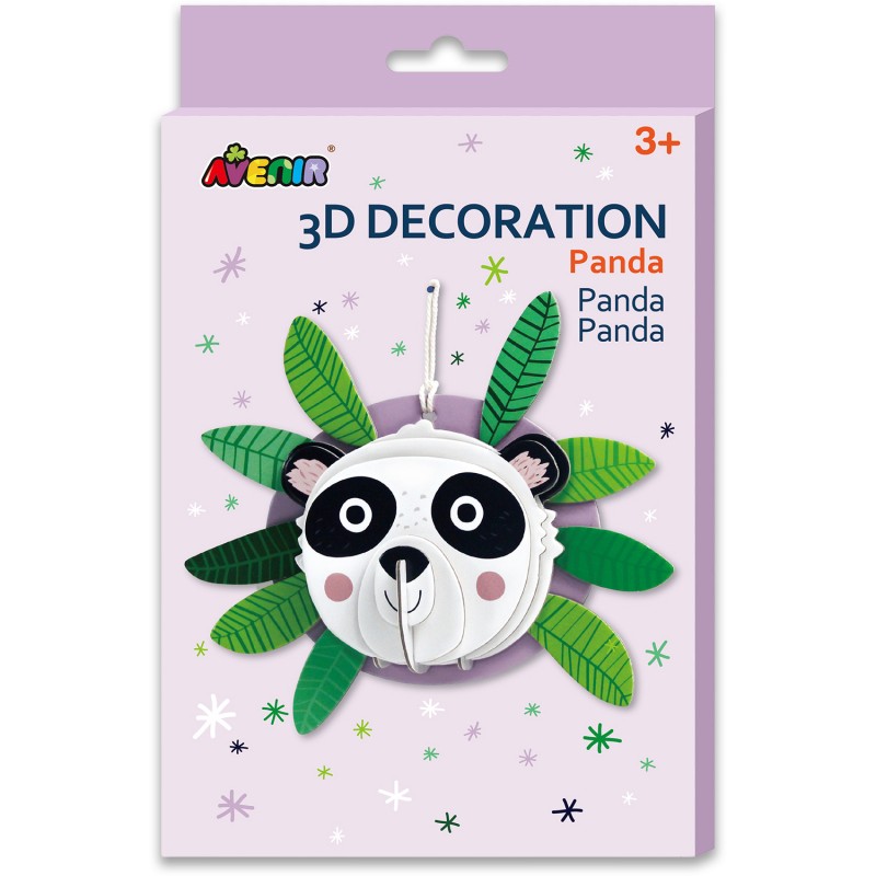 PZ205063 3D DECORATION PANDA JOUET ULYSSE