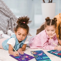 CH221827 A5 SCRATCH BOOK ELVES IN THE FOREST JOUET ULYSSE