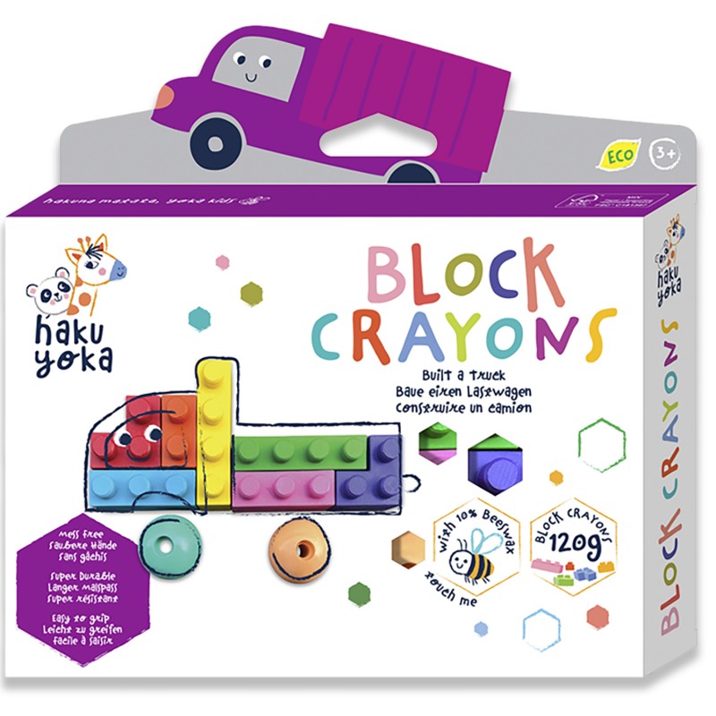 CP223085 BLOCK CRAYON TRUCK JOUET ULYSSE