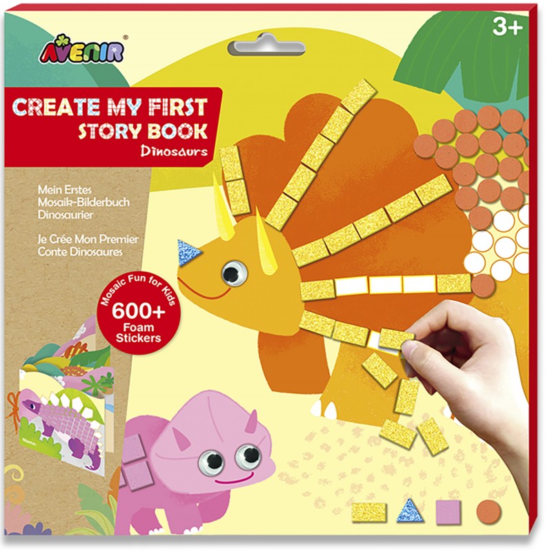 CH191594 CREATE MY FIRST STORY BOOK DINOSAURS JOUET ULYSSE