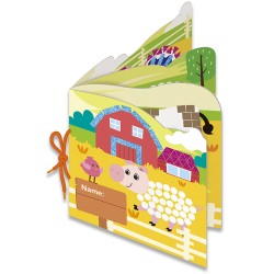 CH191592 CREATE MY FIRST STORY BOOK FARM ANIMALS JOUET ULYSSE