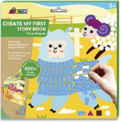 CH191592 CREATE MY FIRST STORY BOOK FARM ANIMALS JOUET ULYSSE