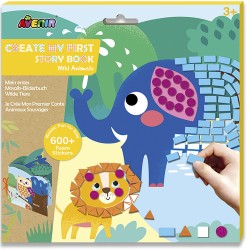 CH191593 CREATE MY FIRST STORY BOOK WILD ANIMALS JOUET ULYSSE