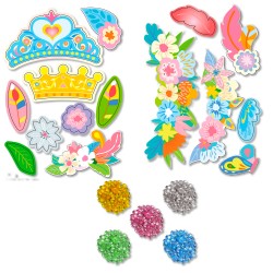 CH201768 DIAMOND ART-PRINCESS MASKS JOUET ULYSSE