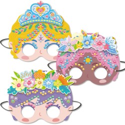 CH201768 DIAMOND ART-PRINCESS MASKS JOUET ULYSSE