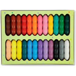 CP233109 HAPPY PEA POD 24 CRAYONS JOUET ULYSSE