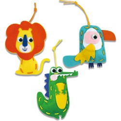 CH211796 LACING MY FIRST CHARM ANIMAL FRIENDS LEVEL 1 JOUET ULYSSE