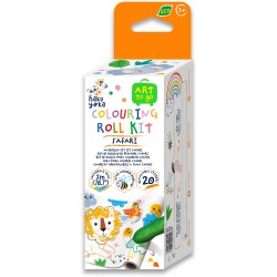 CS233119 MINI COLOURING ROLL KIT SAFARI JOUET ULYSSE