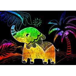 CH211657 MINI SCRATCH BOOK ANIMALS JOUET ULYSSE