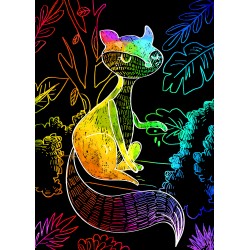 CH211657 MINI SCRATCH BOOK ANIMALS JOUET ULYSSE