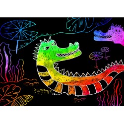 CH211657 MINI SCRATCH BOOK ANIMALS JOUET ULYSSE