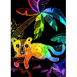 CH211657 MINI SCRATCH BOOK ANIMALS JOUET ULYSSE