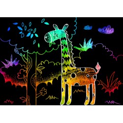 CH211657 MINI SCRATCH BOOK ANIMALS JOUET ULYSSE