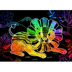 CH211657 MINI SCRATCH BOOK ANIMALS JOUET ULYSSE