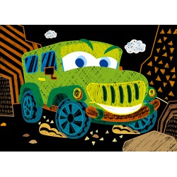 CH221659 MINI SCRATCH BOOK CARS JOUET ULYSSE
