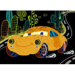 CH221659 MINI SCRATCH BOOK CARS JOUET ULYSSE