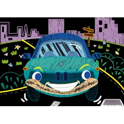 CH221659 MINI SCRATCH BOOK CARS JOUET ULYSSE