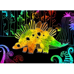CH191601 MINI SCRATCH BOOK DINOSAURS JOUET ULYSSE