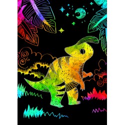 CH191601 MINI SCRATCH BOOK DINOSAURS JOUET ULYSSE