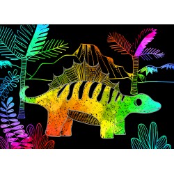 CH191601 MINI SCRATCH BOOK DINOSAURS JOUET ULYSSE