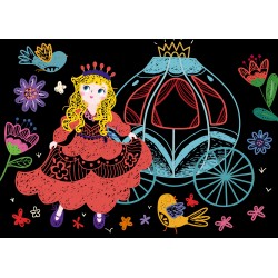 CH221658 MINI SCRATCH BOOK PRINCESS jouet ulysse