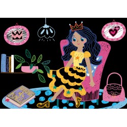 CH221658 MINI SCRATCH BOOK PRINCESS jouet ulysse