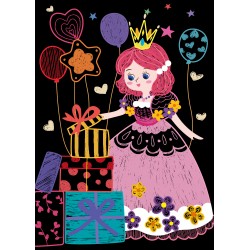 CH221658 MINI SCRATCH BOOK PRINCESS jouet ulysse