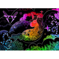 CH191602 MINI SCRATCH BOOK UNICORNS jouet ulysse