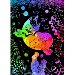 CH191602 MINI SCRATCH BOOK UNICORNS jouet ulysse