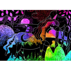 CH191602 MINI SCRATCH BOOK UNICORNS jouet ulysse