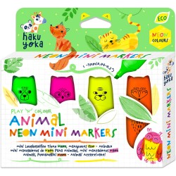CP243153 PLAY 'N' COLOUR MINI MARKERS ANIMAL NEON jouet ulysse