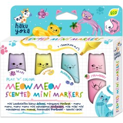 CP243152 PLAY 'N' COLOUR MINI MARKERS MEOW MEOW SCENTED jouet ulysse