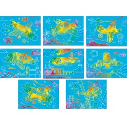 CH241661 SCRATCH AIRPLANE jouet ulysse